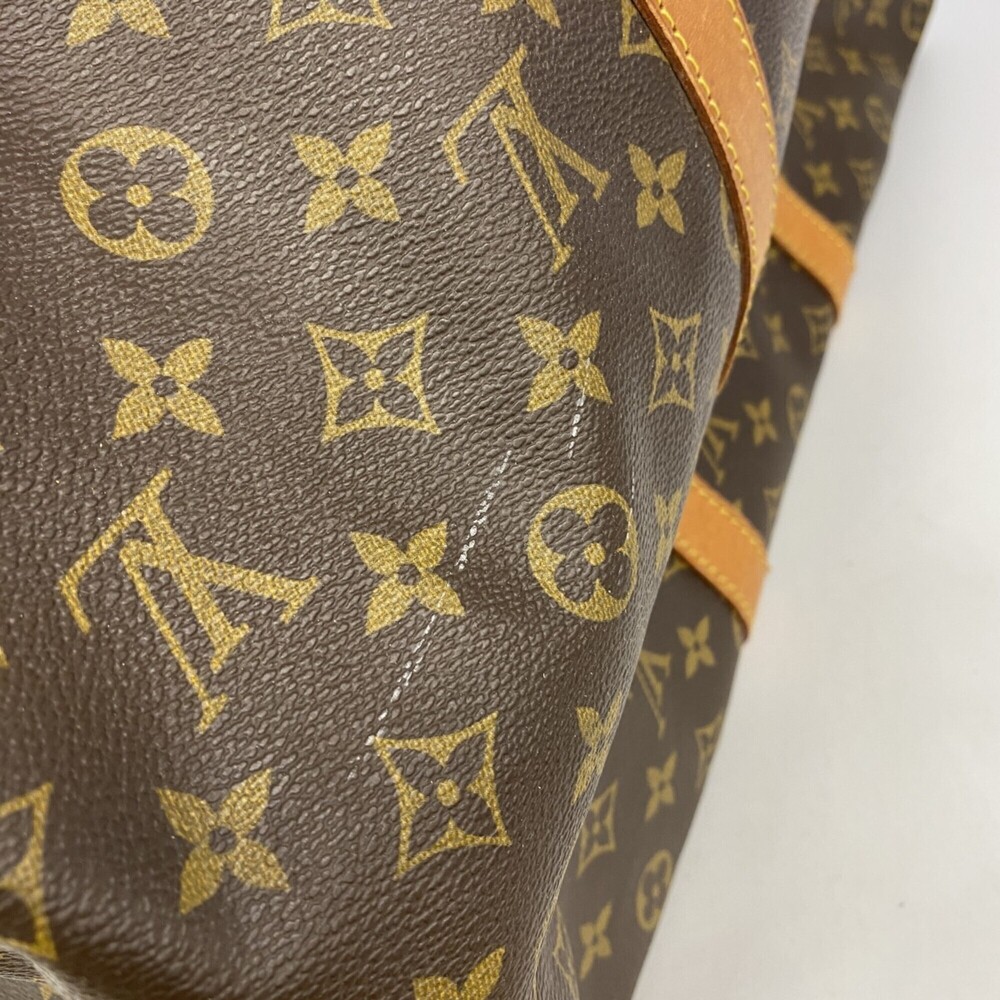 LOUIS VUITTON Authentic Brown Monogram Keepall 50 Boston Bag - Picture 9 of 12